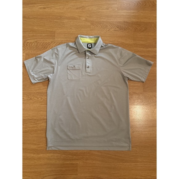 FootJoy Other - FootJoy Golf Polo Shirt Men's Large Multicolor Performance Stretch Chest Pocket